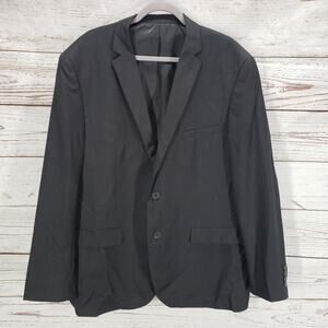 Alain Dupetit Men's Charcoal 2 Button Sportscoat Blazer Jacket Size 50R